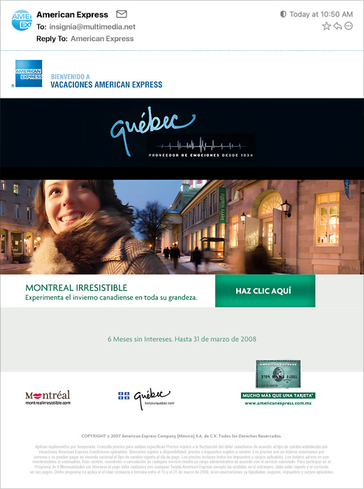 american express campania email insignia multimedia