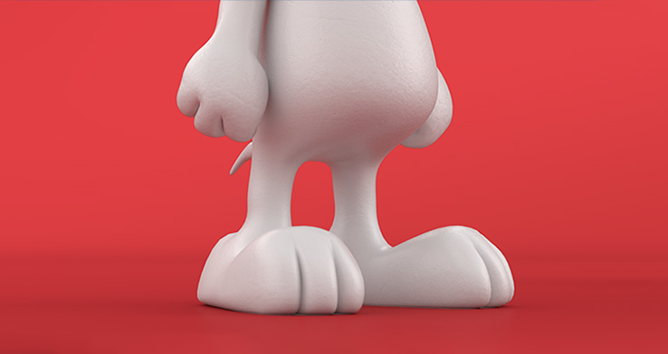 snoopy 3D feet insignia multimedia