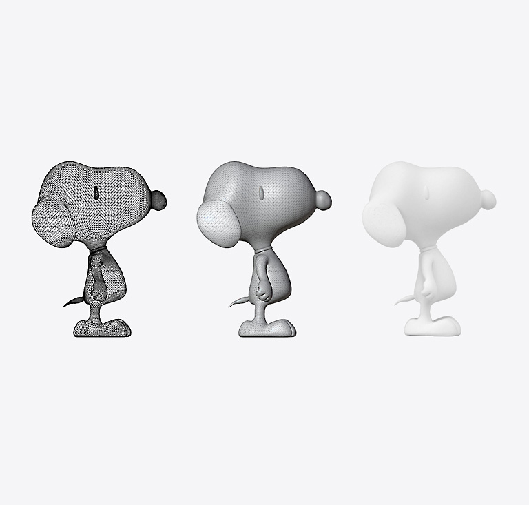 snoopy 3D insignia multimedia