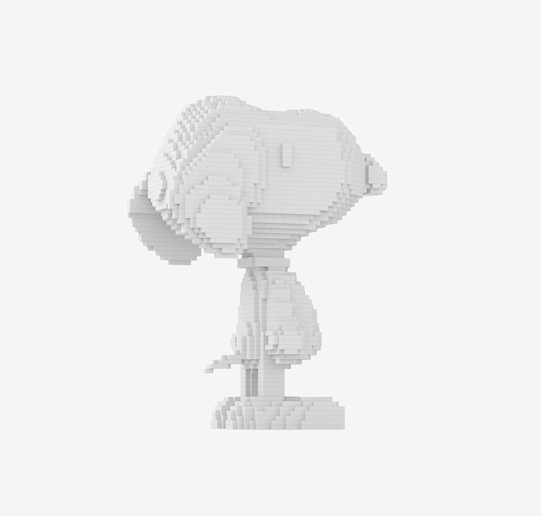 snoopy 3D insignia multimedia