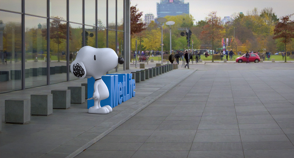 snoopy 3D insignia multimedia