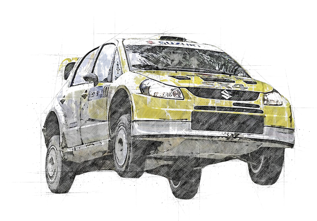 suzuki sx4 wrc sketch